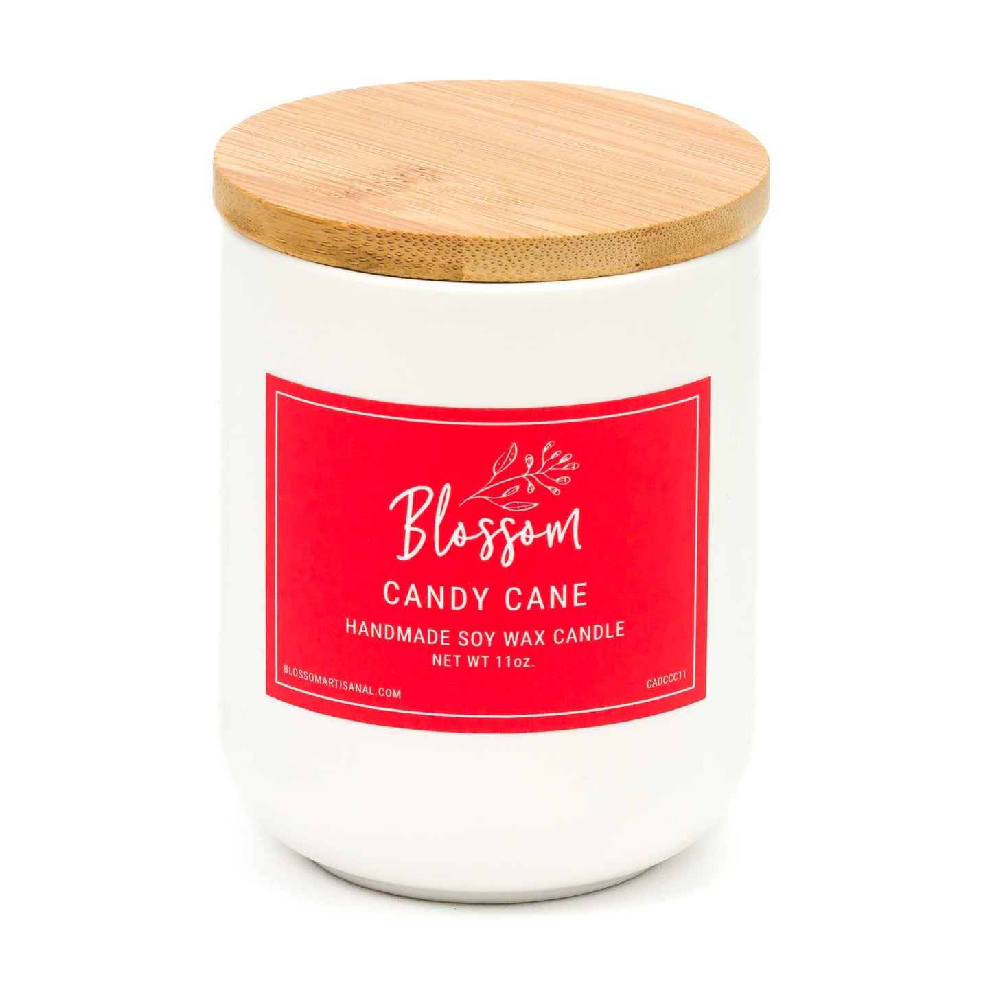 Candy Cane 11 oz. Deco Soy Wax Candle