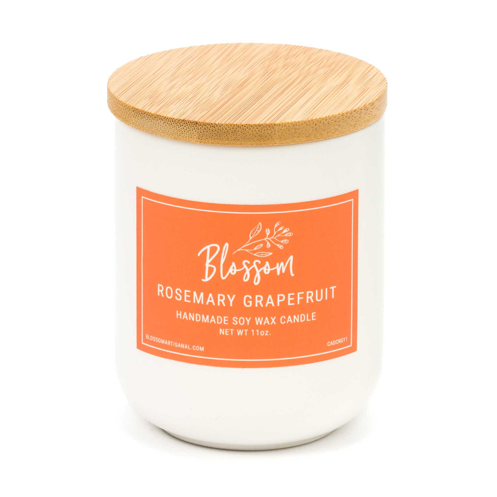 Rosemary Grapefruit 11 oz. Deco Soy Wax Candle
