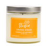 Orange Ginger 11 oz. Glass Soy Wax Candle