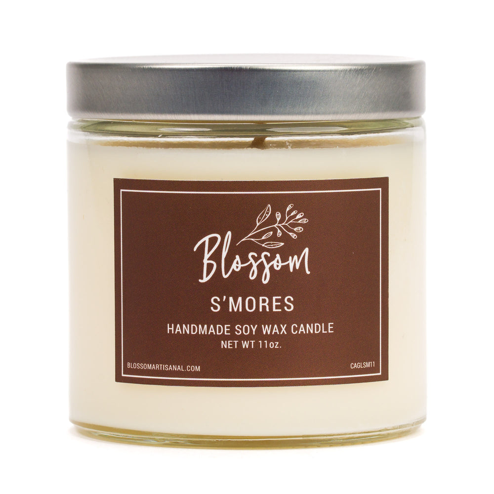 S'mores 11oz. Glass Soy Wax Candle